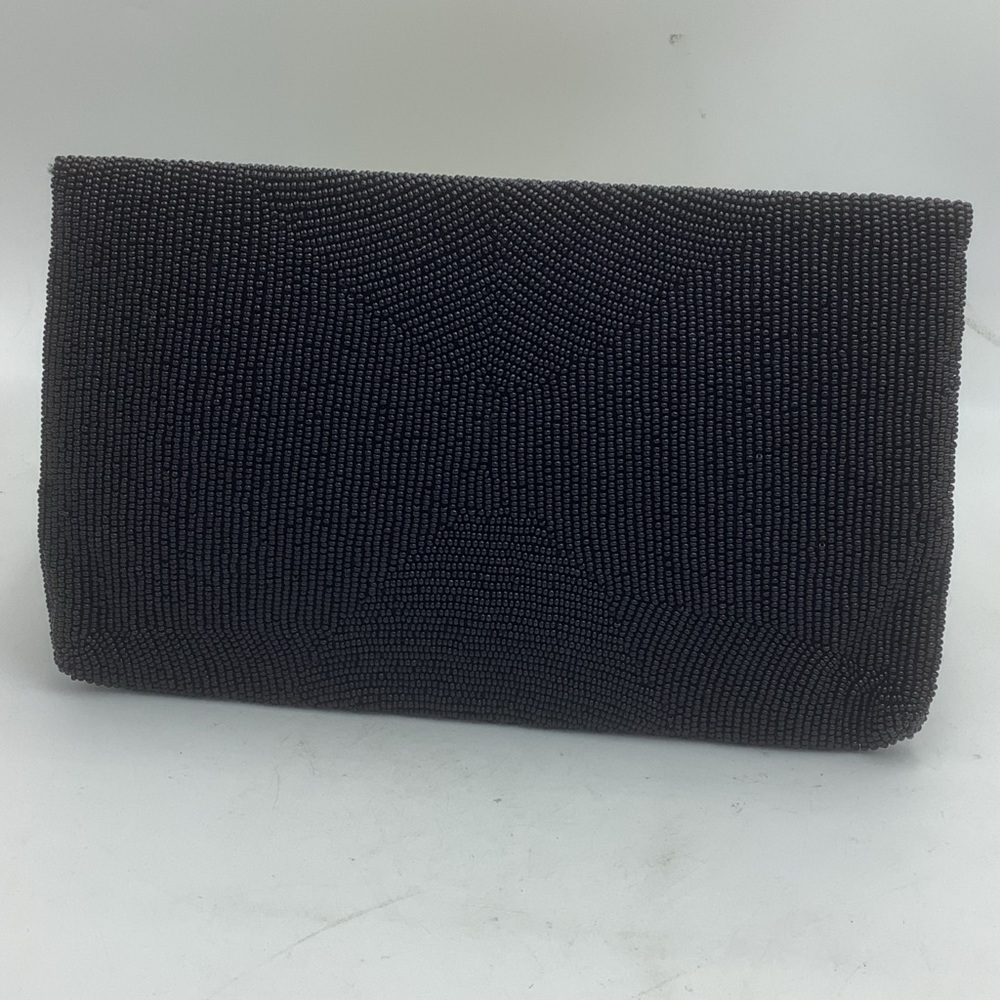 Vintage Vivant by Sarne Hand Made Black Beaded Evening Bag - Picture 3 of 8